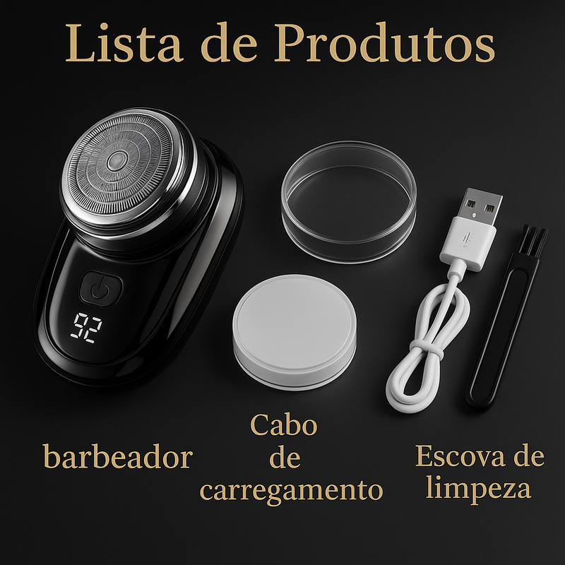 Barbeador mini-pró máx  elétrico